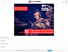 Tablet Screenshot of drumcenter.pl