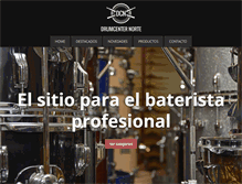 Tablet Screenshot of drumcenter.com.ar