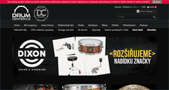 Desktop Screenshot of drumcenter.cz