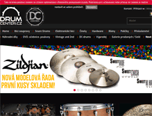 Tablet Screenshot of drumcenter.cz