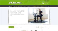 Desktop Screenshot of drumcenter.de
