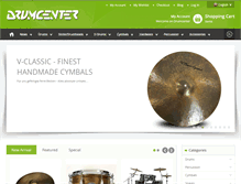 Tablet Screenshot of drumcenter.de